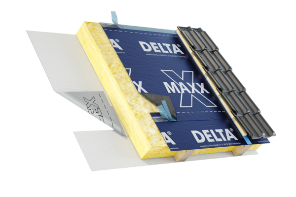 DELTA-MAXX X диффузионная мембрана экстремальной прочности, с двумя зонами проклейки и адсорбционным слоем