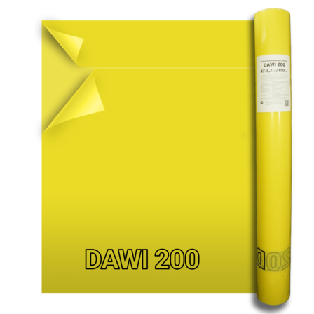 DAWI 200 классическая однослойная пароизоляционная плёнка 3.2 х 47 м
